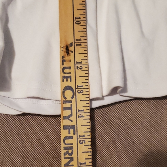 Hollister White  Pleated Ultra High Rise Tennis Pickle Ball Skort Size M - Picture 5 of 6